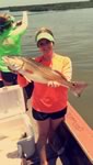 Babes on the bay - 2016 - Guided any bait division, first place in the heaviest redfish division,27.5 inches, 8.66 lbs